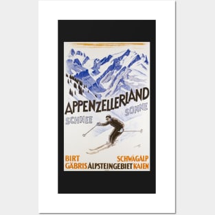 Appenzellerland,Schnee Sonne,Switzerland Posters and Art